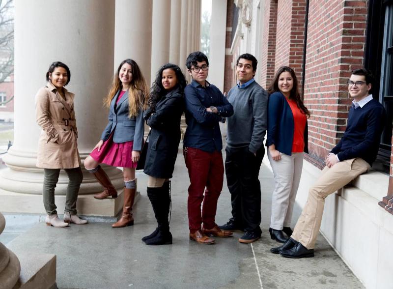 Students from Act on a Dream - Undocumented at Harvard group