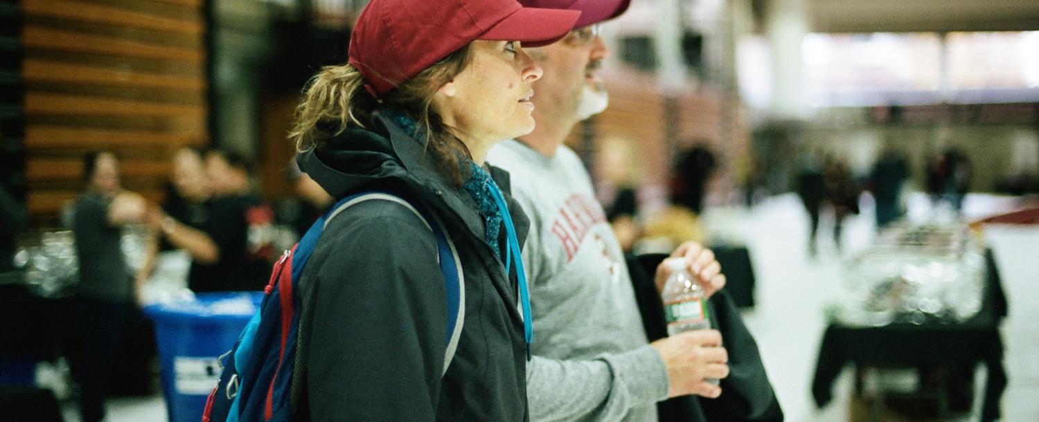 Parents attending freshman family weekend